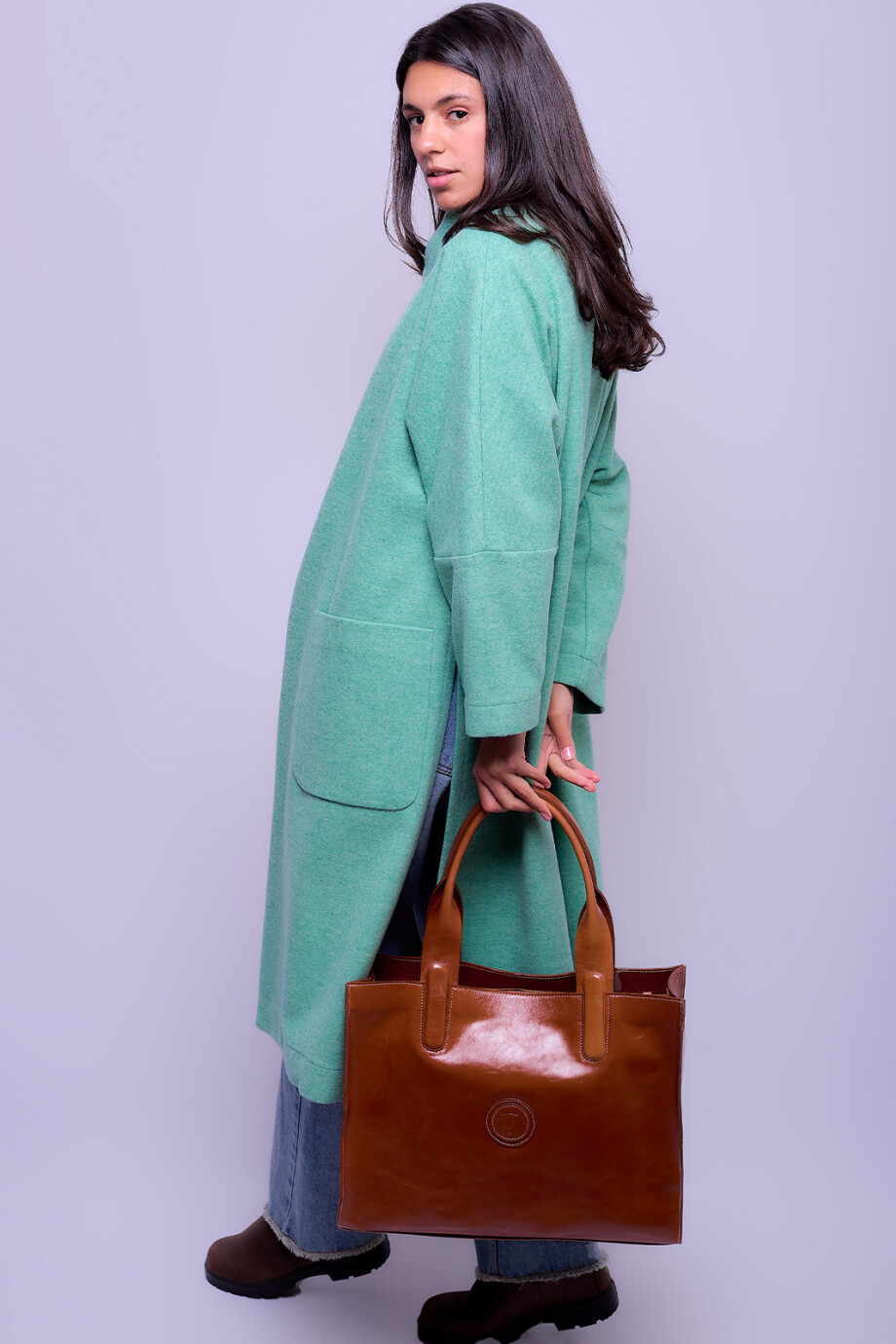 Capa Cuello Mao Verde