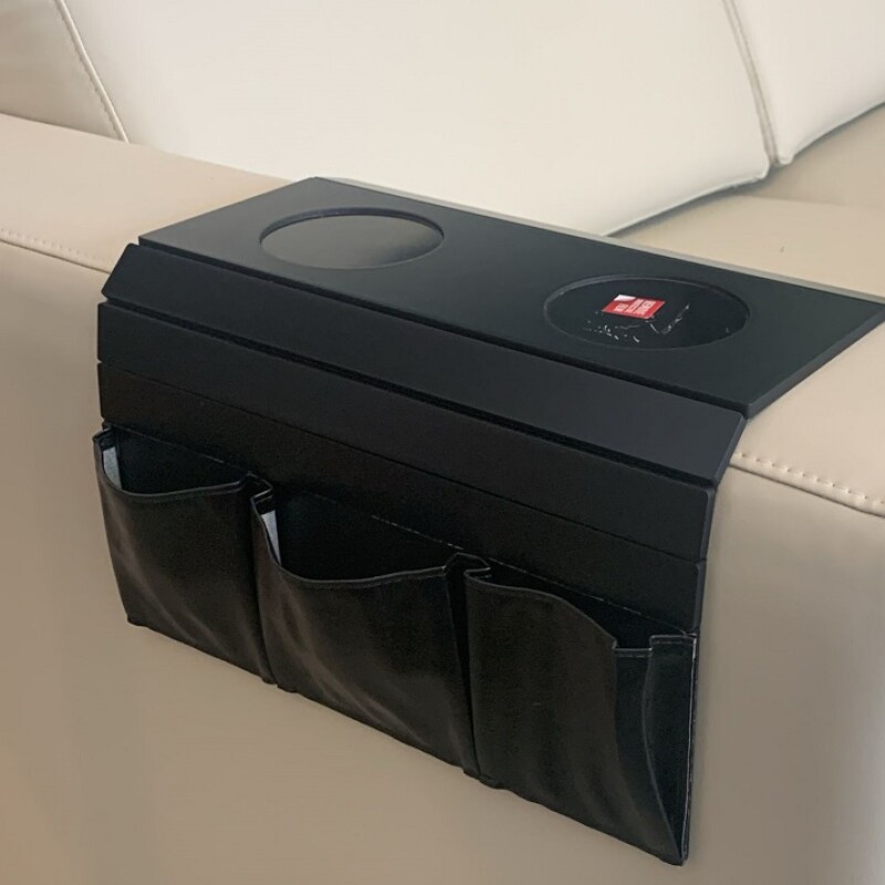 BANDEJA PARA SOFA - CUERO SINTETICO ANTIDESLIZANTE - NEGRO BANDEJA PARA SOFA - CUERO SINTETICO ANTIDESLIZANTE - NEGRO