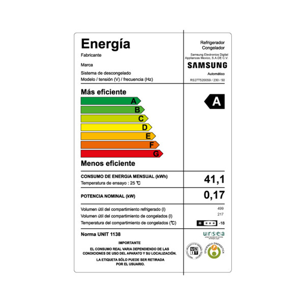 Heladera Samsung Side By Side Spacemax 716l HELADERA SAMSUNG SIDEBYSIDE RS27T5200S9