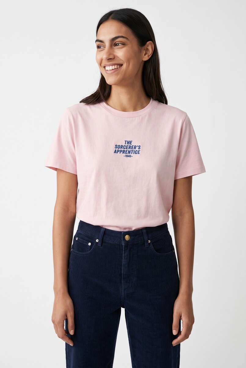 REMERA MICKEY - ROSADO. 