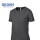Camiseta básica a la base dama Gris Oscuro