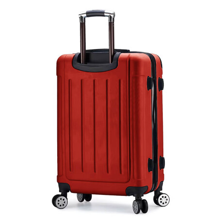 Valija Rígida 24'' Resistente Impermeable 4 Ruedas Rojo