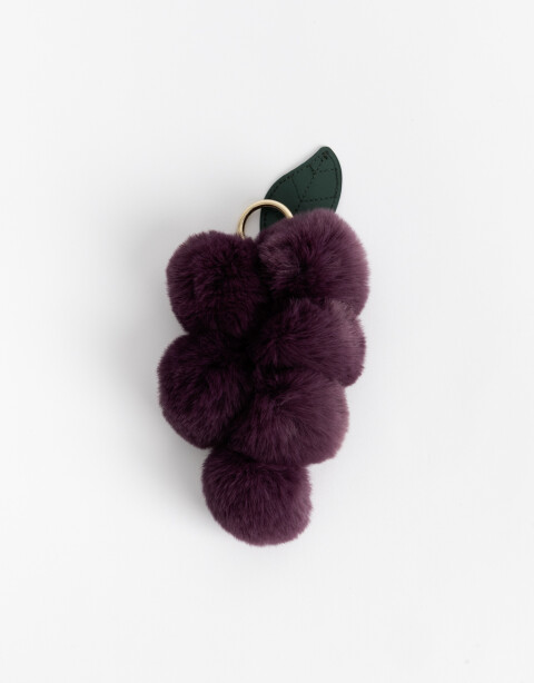 Llavero Cozy Llavero Y Bag Charm De Uva Cozy - Violeta Lila
