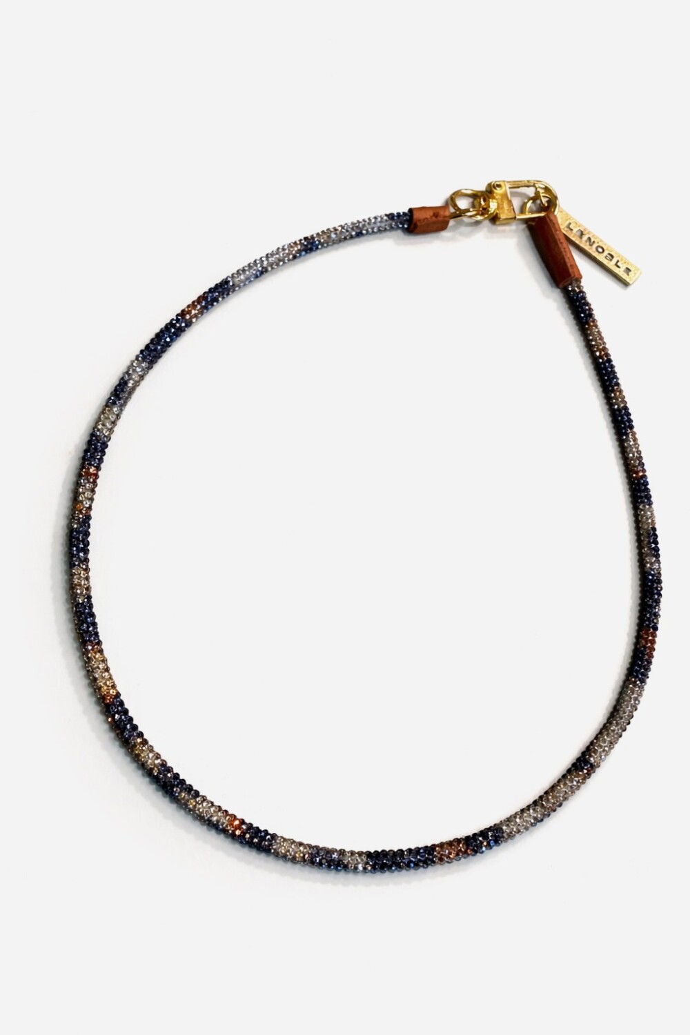 Camo Necklace Blanco / Azul