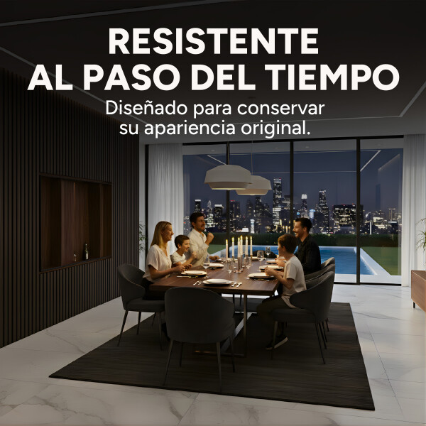 Pack x20 Wpc Simil Madera Wall Panel Lambrin 2.90x16.7 Color Marrón Madera Oscuro