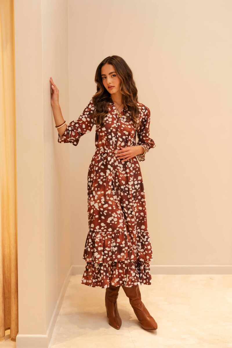 CAMISERO EMILY MAXI COCOA DOE PATCH CAMISERO EMILY MAXI COCOA DOE PATCH