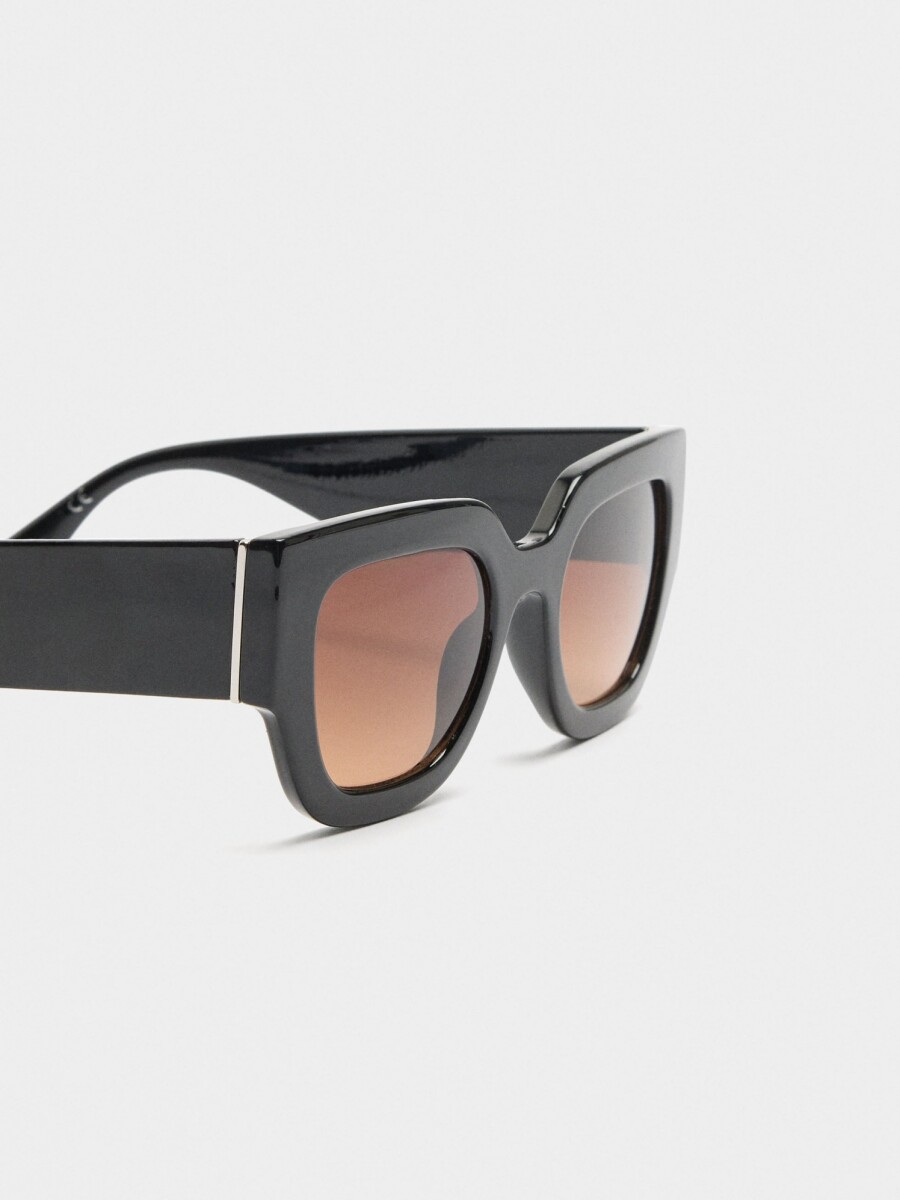 Gafas De Sol Cuadradas negro