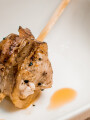 Pincho de pollo y panceta Pincho de pollo y panceta