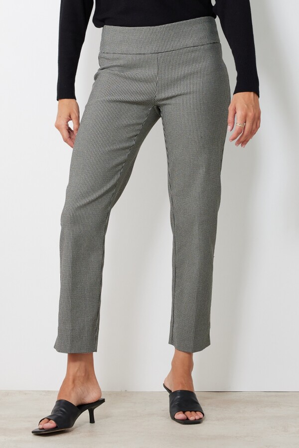 Pantalon Tejido NEGRO/GRIS