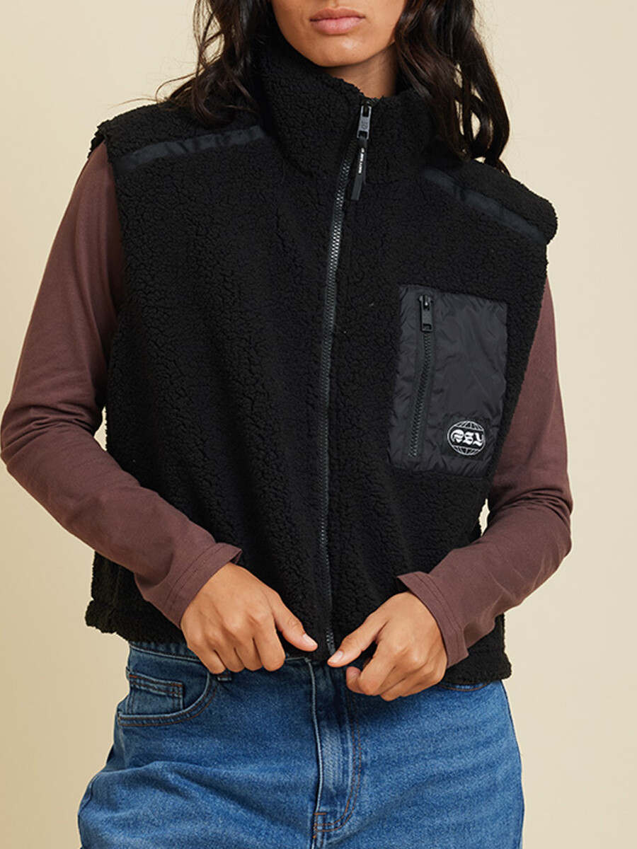 CHALECO UNAI RUSTY - Negro 