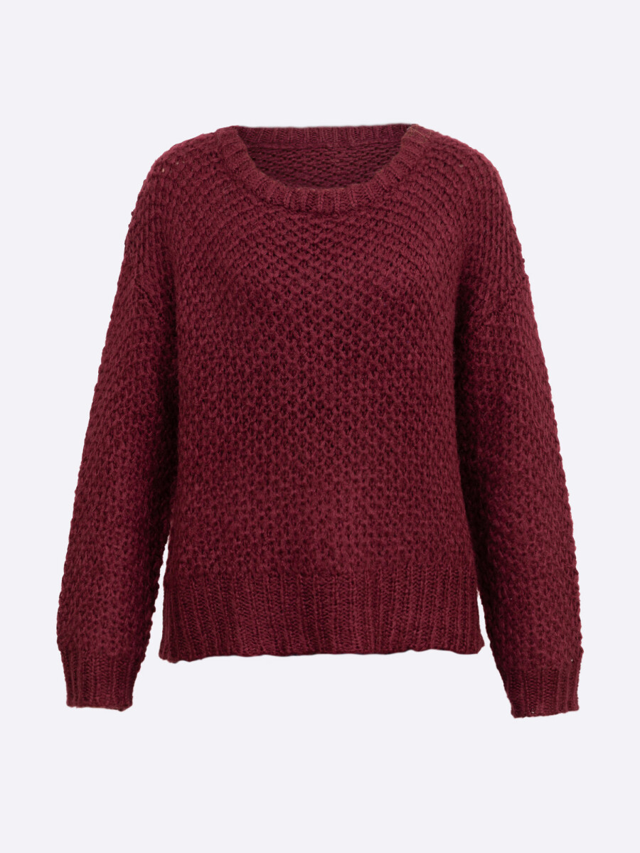 Sweater fantasia - frambuesa 