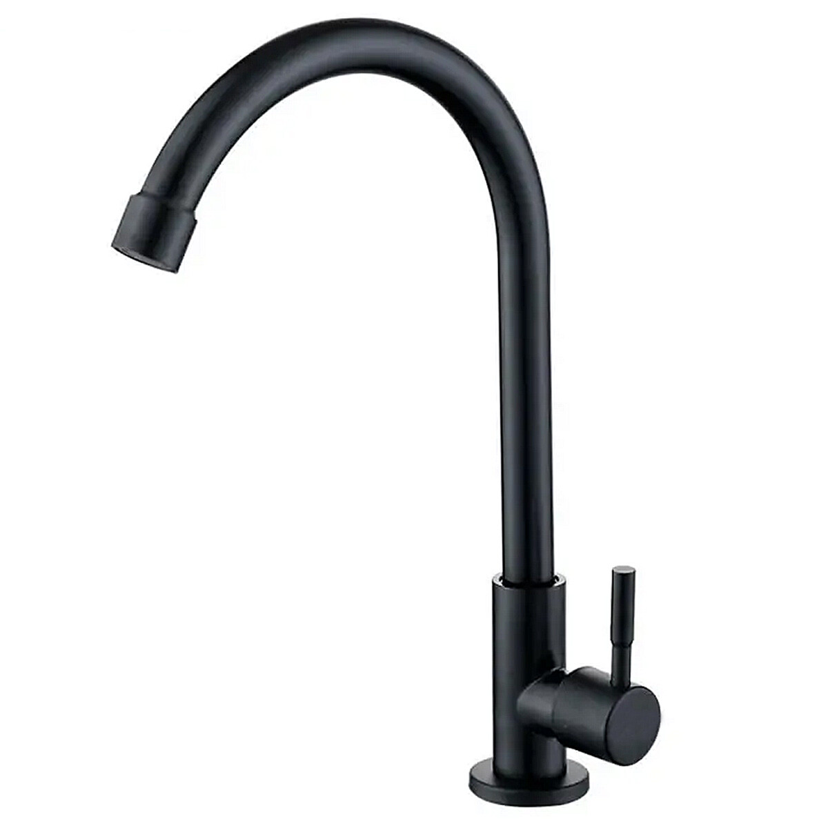 Canilla monocomando para mesada agua fría - NEGRO 