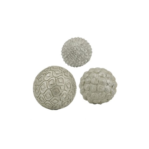 BOLAS DE PLATA NAHARA 13CM/10CM/7.5CM BOLAS DE PLATA NAHARA 13CM/10CM/7.5CM