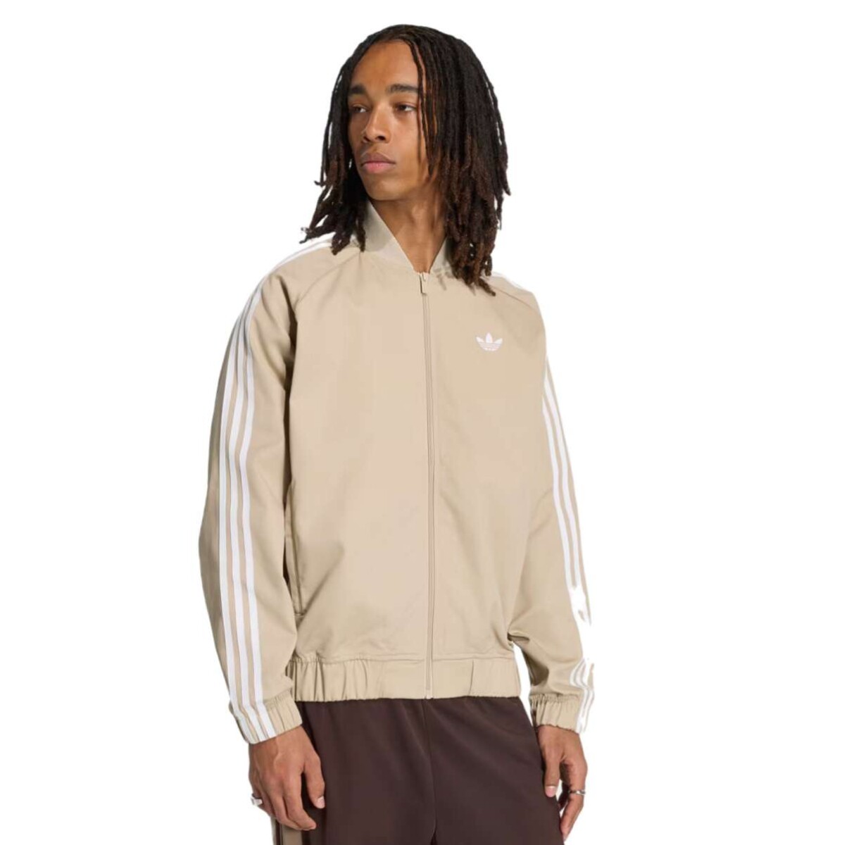 Campera Adidas Adicolor - Beige 