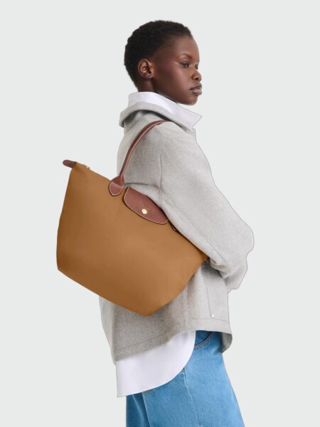 LONGCHAMP - LE PLIAGE ORIGINAL, CARTERA POUCH Beige