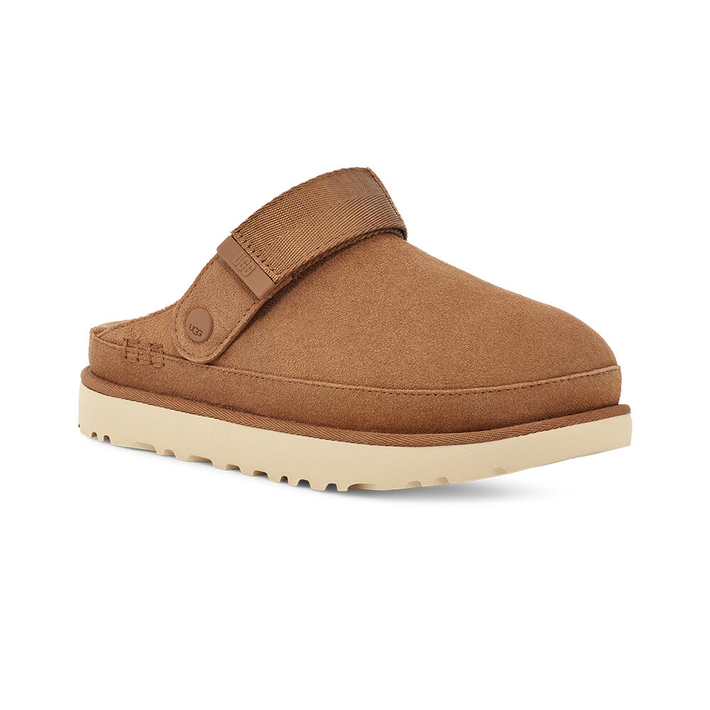 Pantuflas W Goldenstar Clog Mujer Chestnut