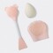 Set De Esponjas Skincare Rosa Pálido