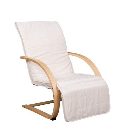 SILLA SILLÓN FLEX TELA-Y-MADERA NATURAL-BEIGE RA1063 BEIGE