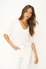 REMERA OH GIRL RAW Blanco