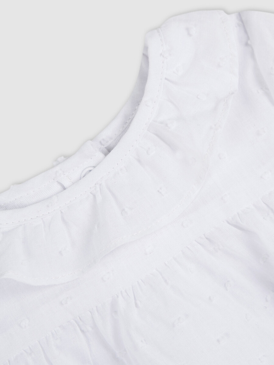 Blusa Body De Plumeti Blanco