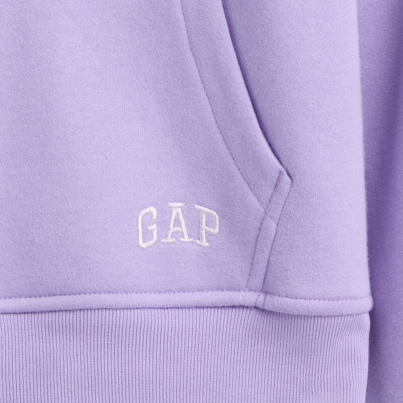 VTG SOFT 1/4 ZIP KANGA PO WARM VIOLET 568