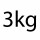 Tobi Pesas Semi-Pro Gym Kallango 3 kg