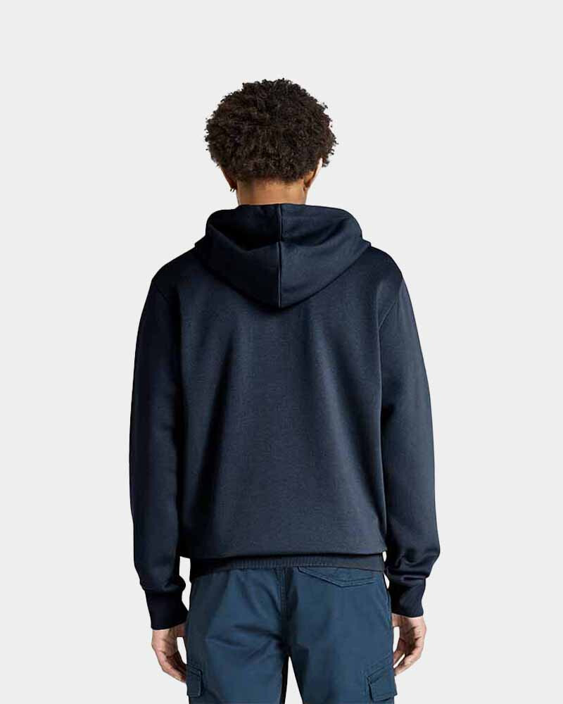 Polera Oyster River Zip Hoodie Hombre Dark Sapphire-dark Denim