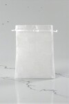 Bolsa organza 12x17 cm. BLANCO