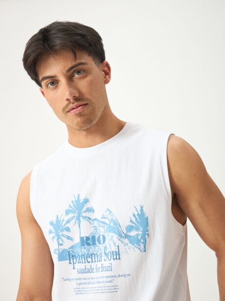 MUSCULOSA IPANEMA BLANCO