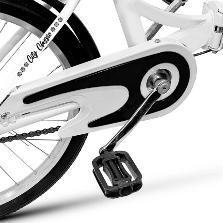 Bicicleta Plegable Paseo Rod 20 Dama Niña Accesorios Negro
