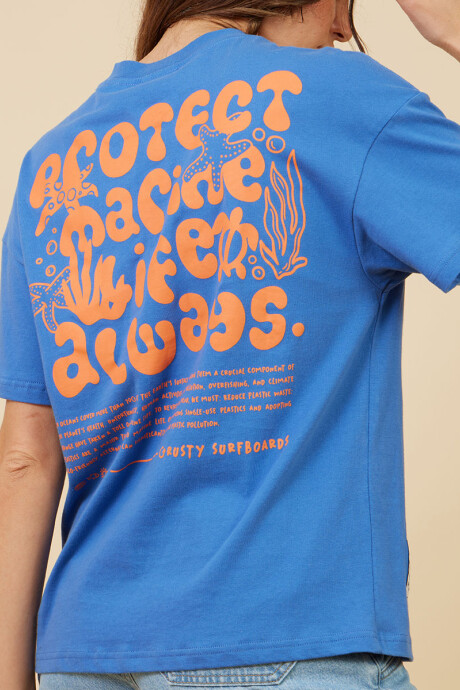 T-SHIRT NIJAR RUSTY Azul