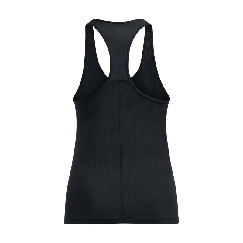 Musculosa Under Armour Tech Mesh Racer de Mujer - 1328962-002 Blanco-negro