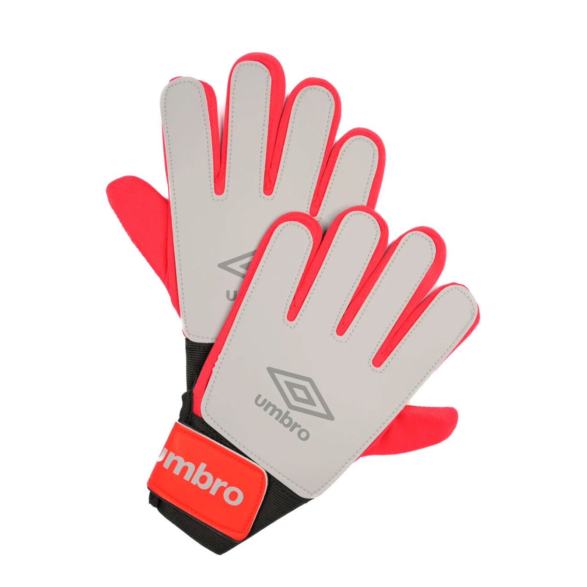Guantes Umbro Golero - Blanco - Rojo 