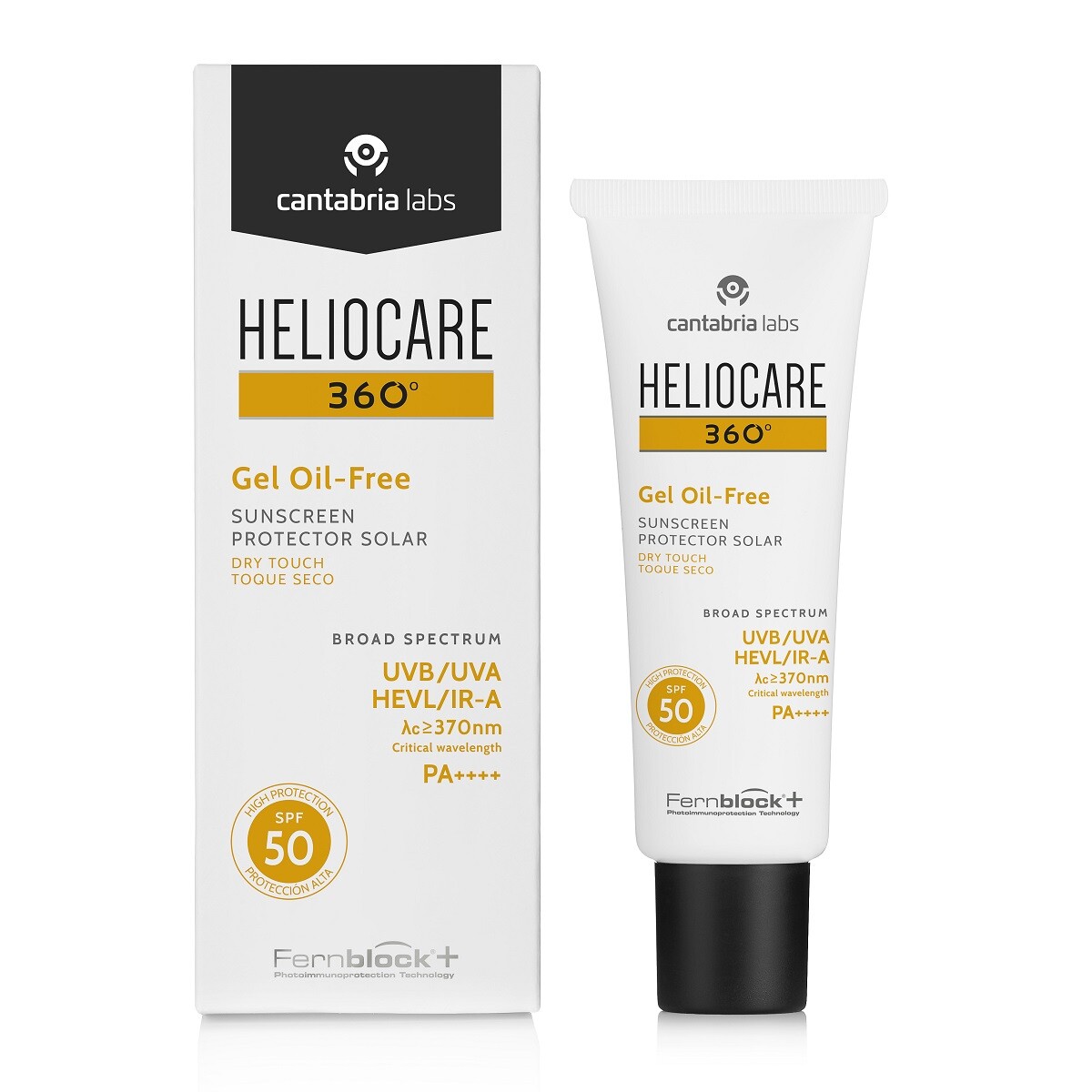 Protector Solar Heliocare Gel Oil Free 360 Spf 50+. 50 Ml. 