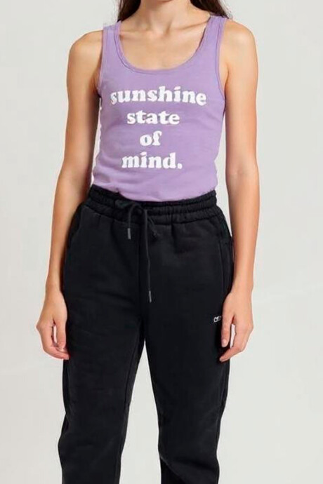 MUSCULOSA LINEAL GIRLS RUSTY Lila