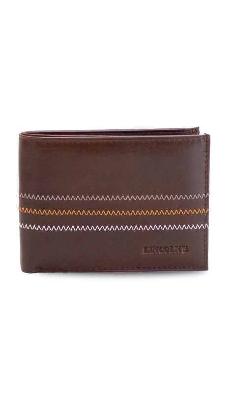 BILLETERA CUERO KEOPS MARRON
