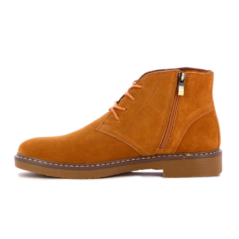 Country Calzado Bota Casual Hombre Acordonado - Camel Camel