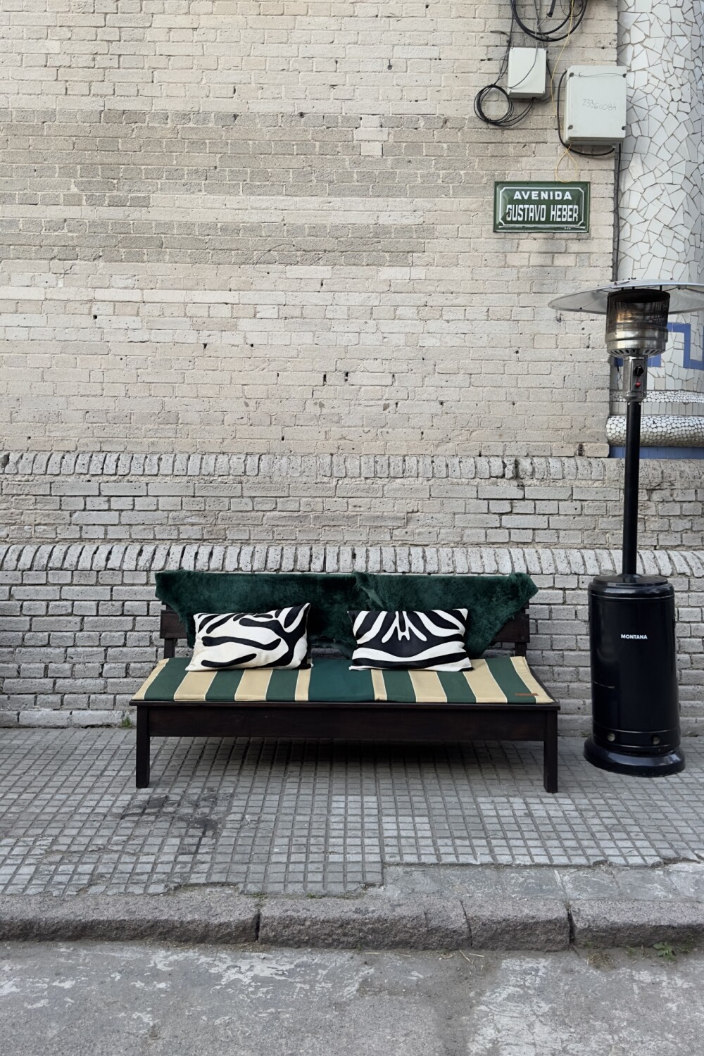 Zebra Cushion Blanco / Negro