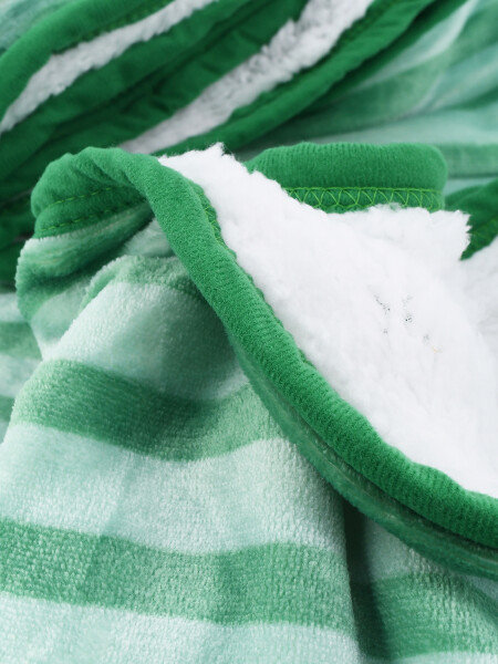 MANTA SHERPA PRINT 2 PLAZAS VERDE