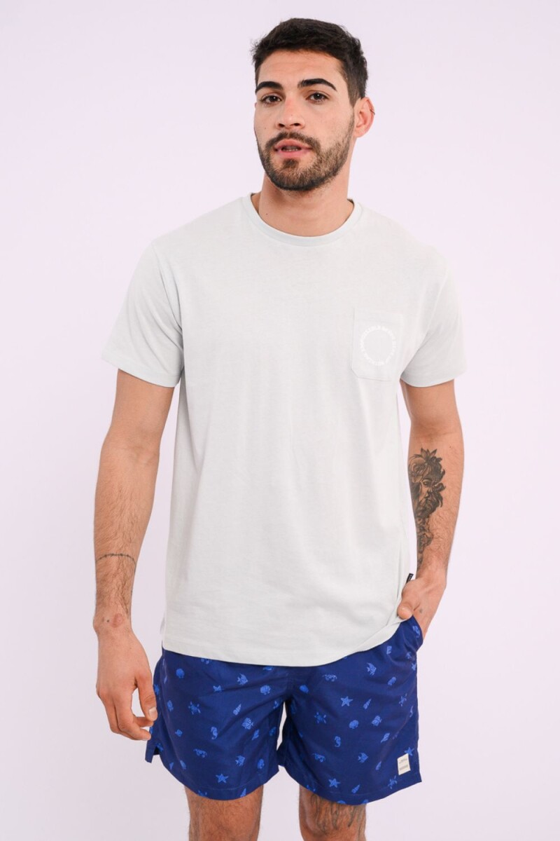 Remera oversize manga corta Blanco