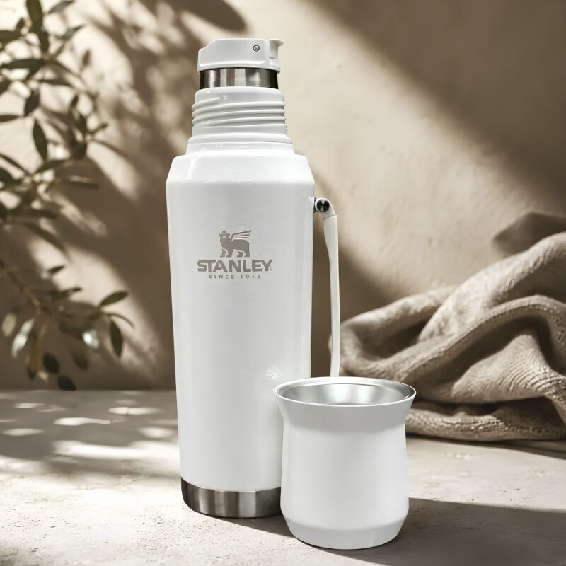 Termo y Mate 2 en 1 Stanley Mate System 2.0 1.2L Frost
