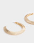 Aros Argollas Limited Edition Aros Argollas De Metal - Dorado