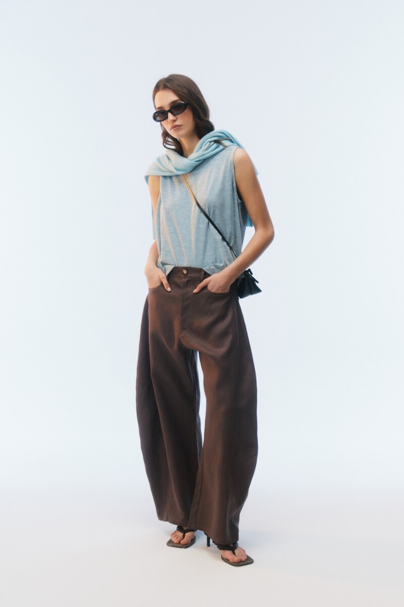 PANTALON MORA Chocolate