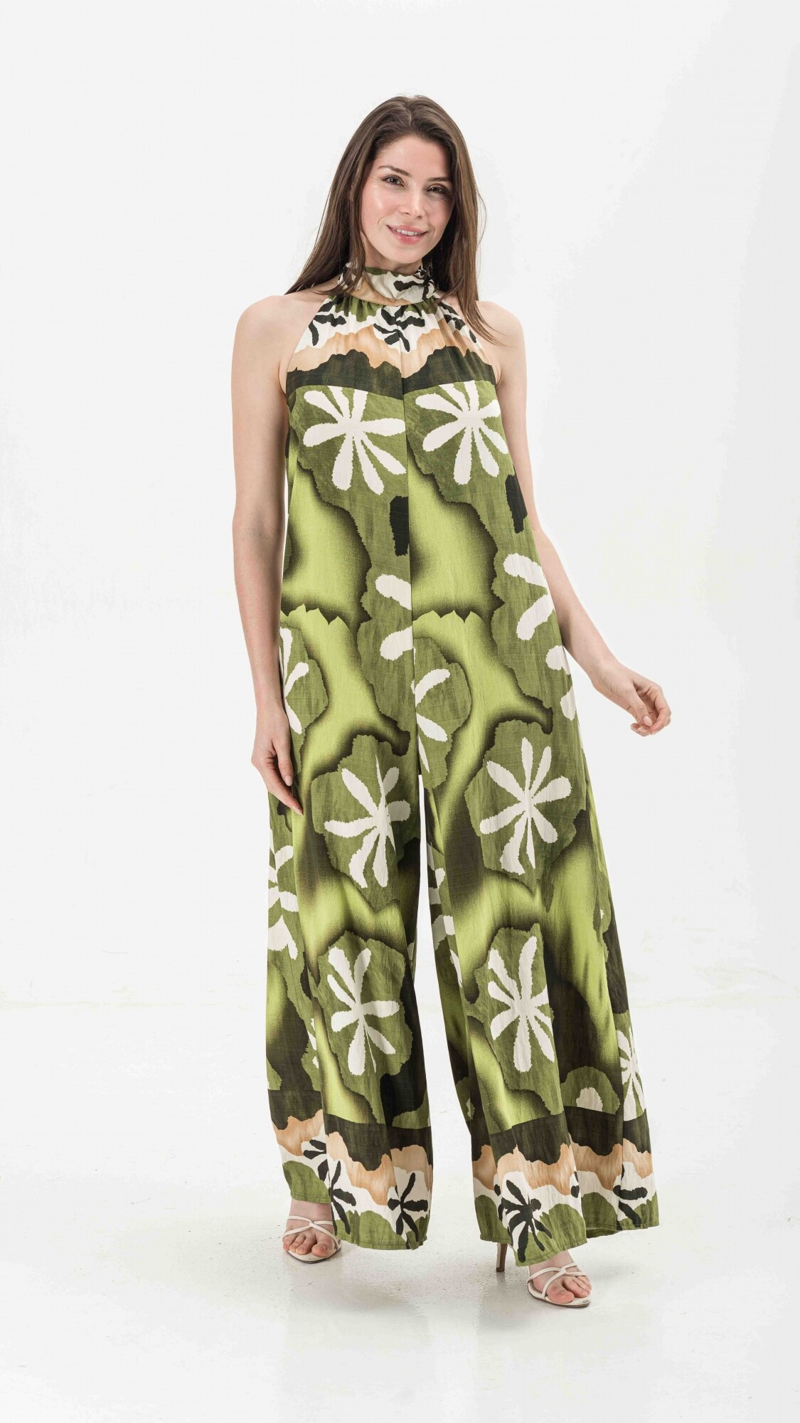 ENTERITO GISE VERDE ESTAMPADO