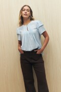 BLUSA NEVI Celeste