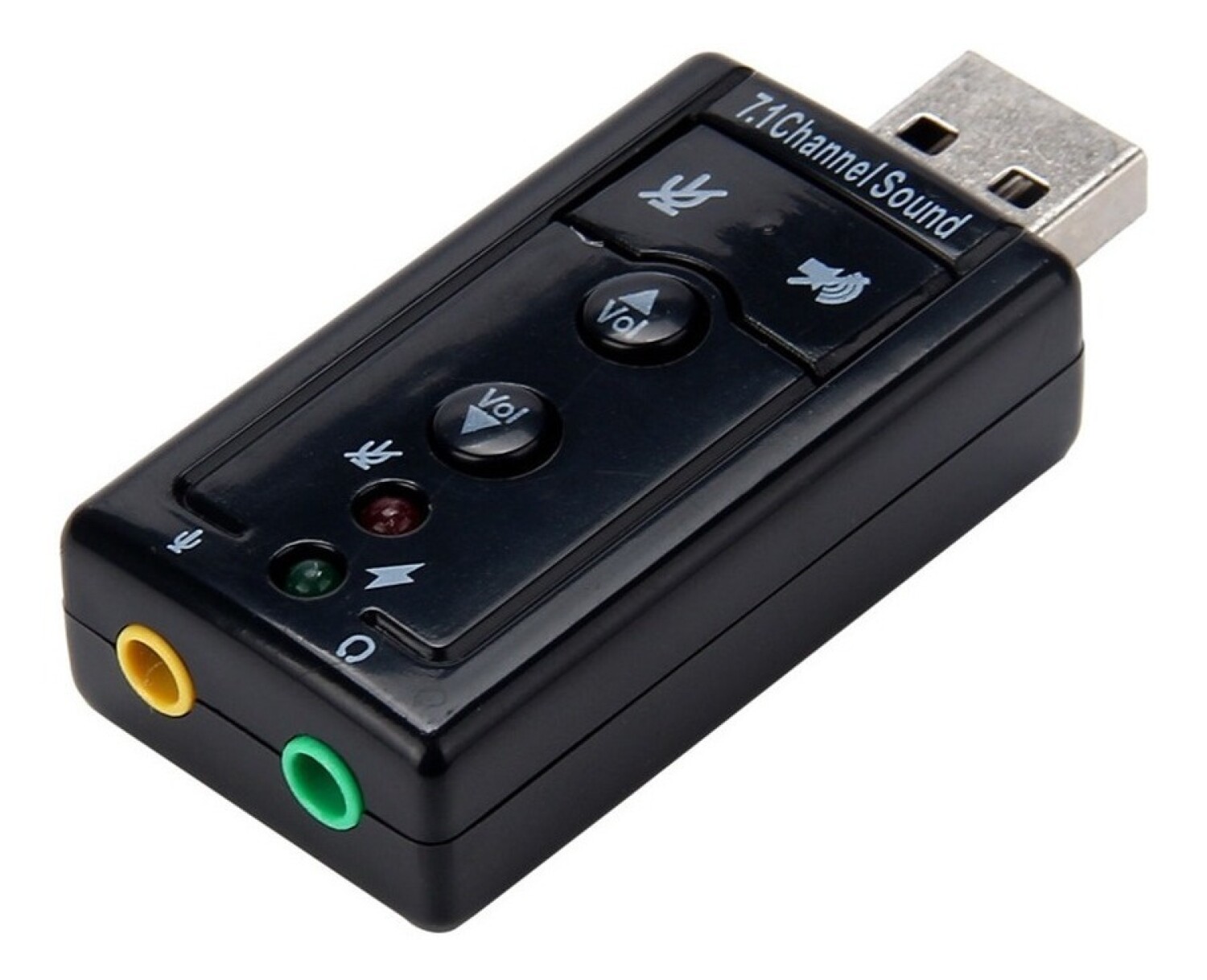 Tarjeta de Sonido Externa USB 7.1 Compatible con Mac
