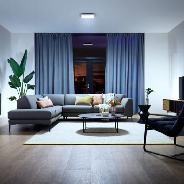 Panel Led 16x16 12W Plafon Cuadrado Techo Spot Luz Neutra Variante Color Blanco