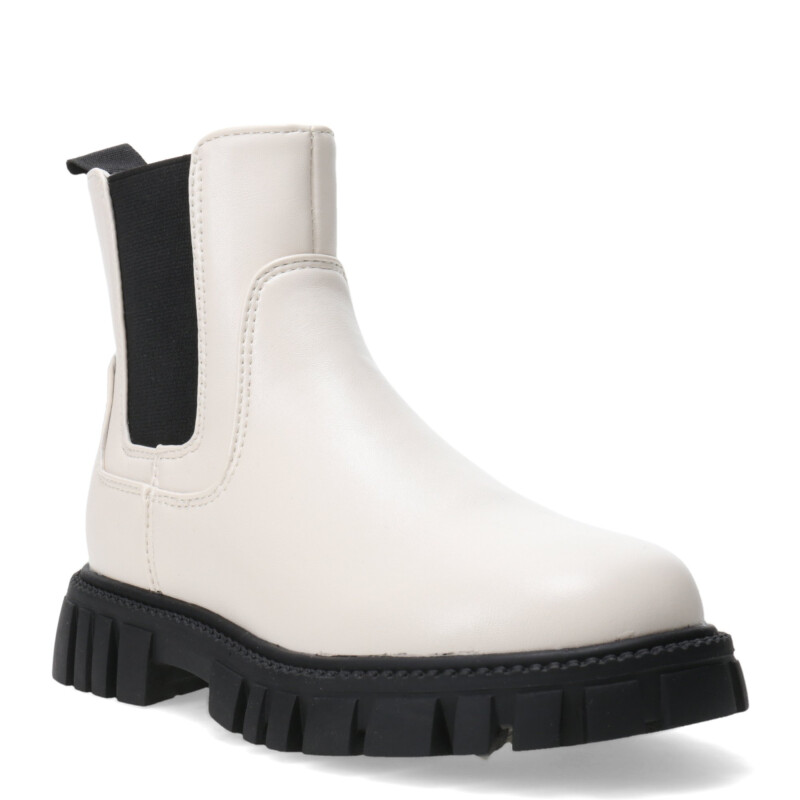 Botas de Niña MINI Miss Carol NARVA con elastico Blanco Hueso