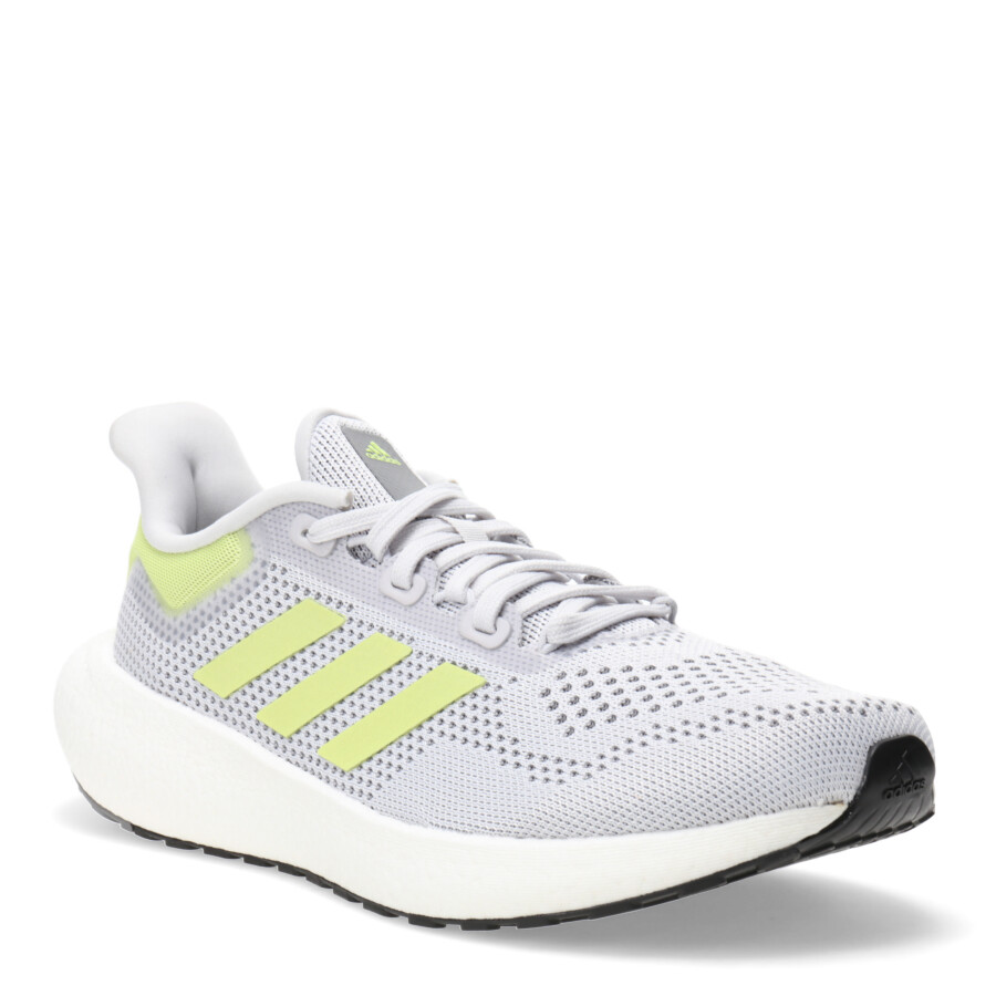 Championes de Hombre Adidas Pureboost 22 &lt;span&gt;Gris - Amarillo Lima&lt;/span&gt;