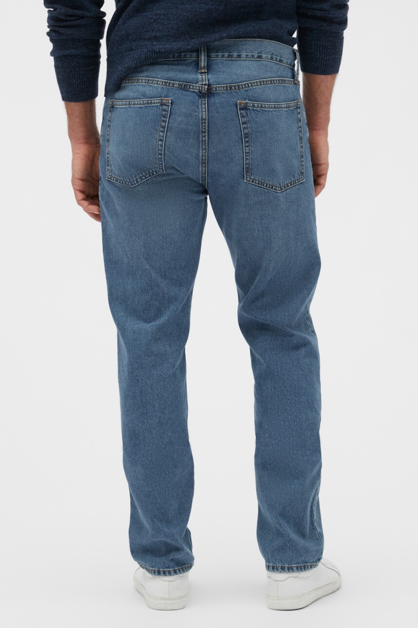 Jean Straight Sierra Vista Hombre Medium Wash